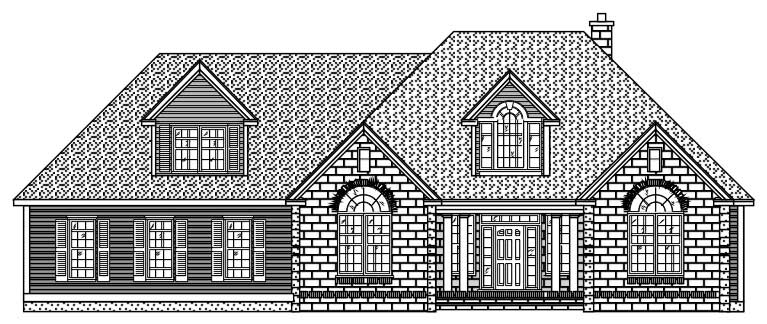 3-Bedroom, 2262 Sq Ft European Home Plan - 110-1119 - Main Exterior