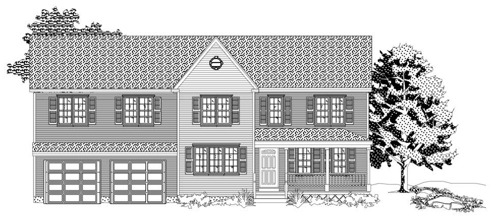 3-Bedroom, 1648 Sq Ft Country House Plan - 110-1162 - Front Exterior