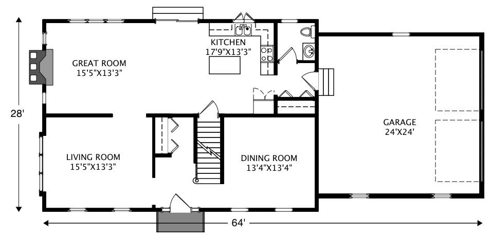Floor Plan First Story