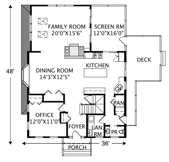 Floor Plan First Story