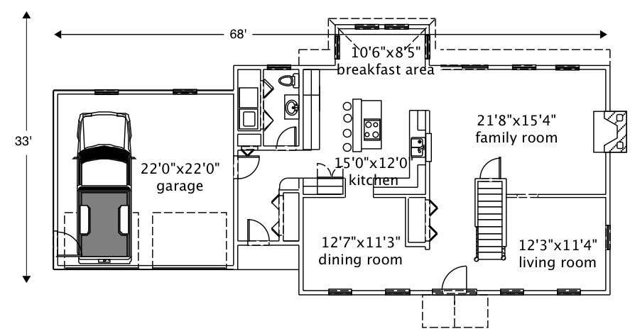 Floor Plan First Story