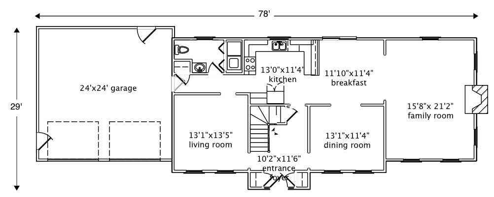 Floor Plan First Story