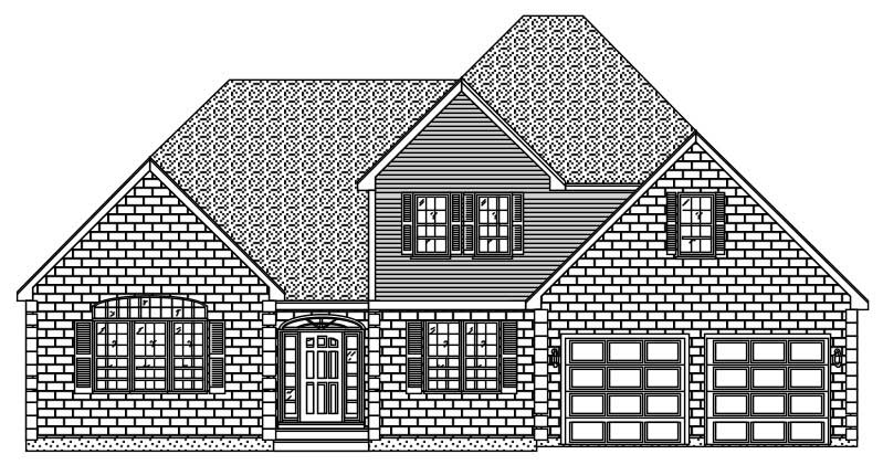 4-Bedroom, 2604 Sq Ft Cape Cod House Plan - 110-1191 - Front Exterior