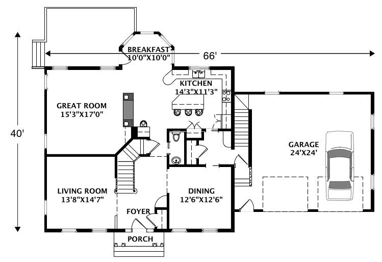 Floor Plan First Story