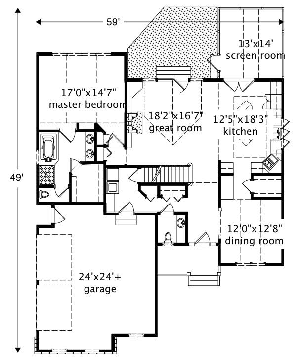 Floor Plan First Story