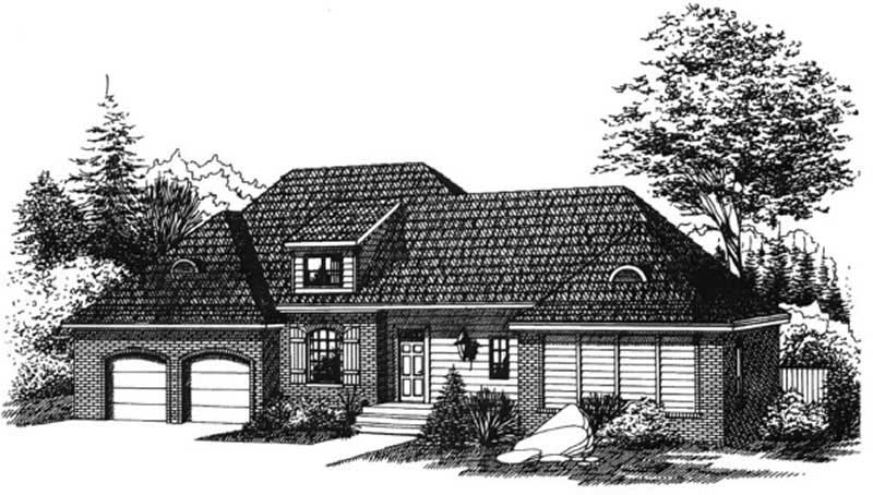 3-Bedroom, 2106 Sq Ft Ranch Home Plan - 113-1048 - Main Exterior