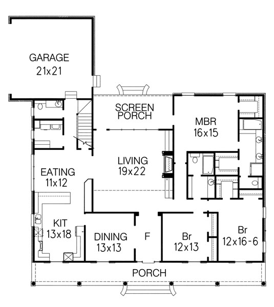 Floor Plan Main Level