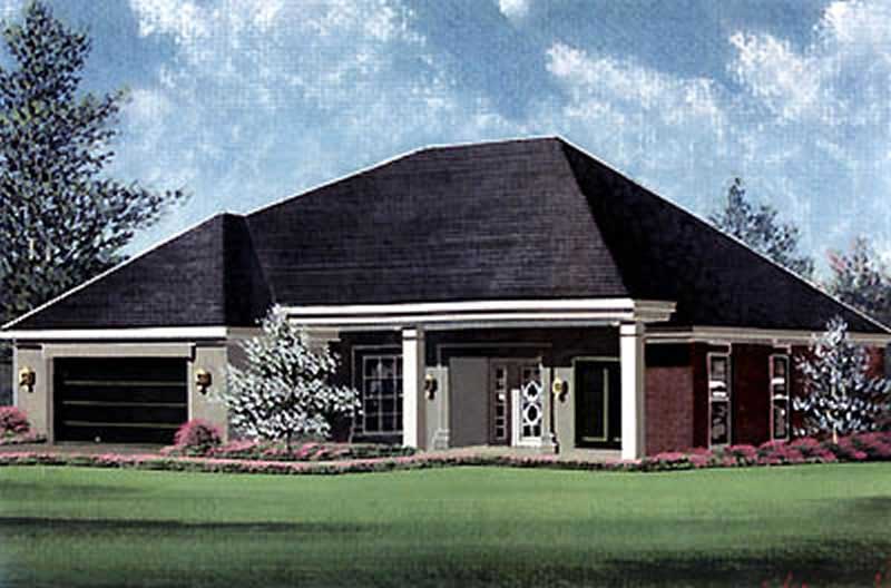 3-Bedroom, 1719 Sq Ft European Home Plan - 113-1060 - Main Exterior