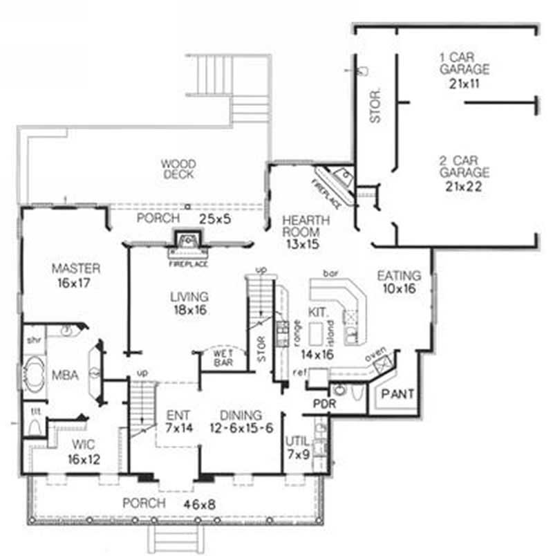 Main Level Floor Plan
