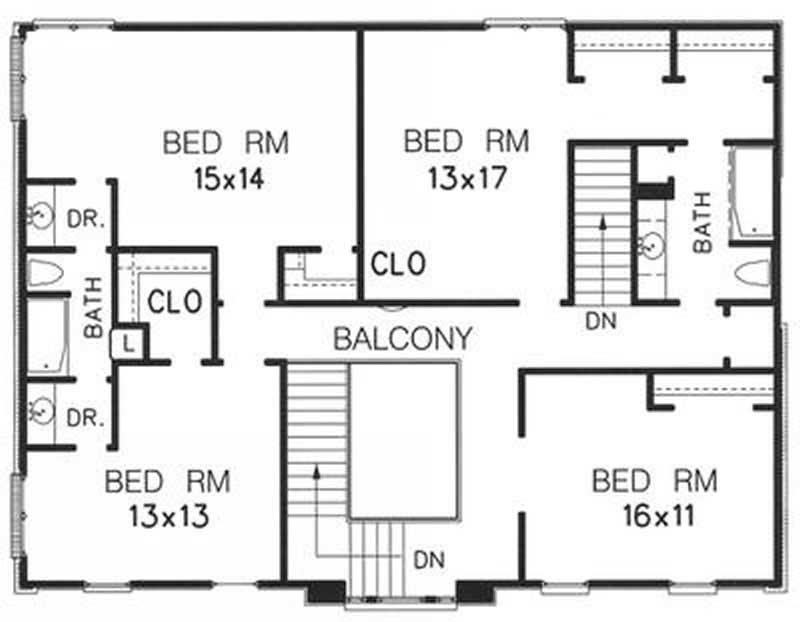 Upper Level Floor Plan