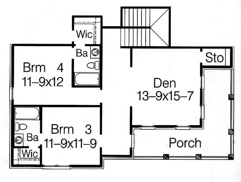 SECOND LEVEL FLOOR PLAN