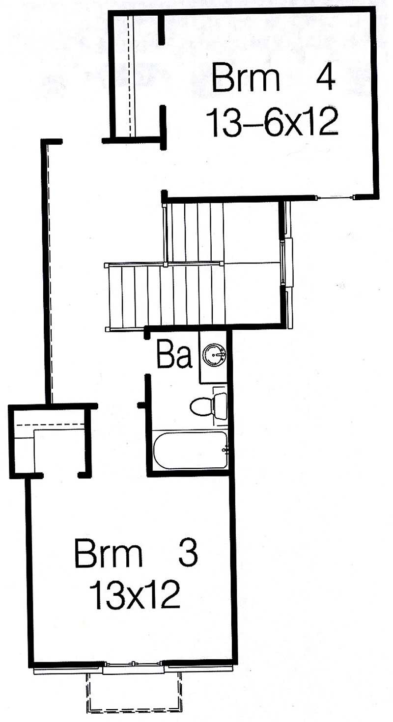 SECOND LEVEL FLOOR PLAN