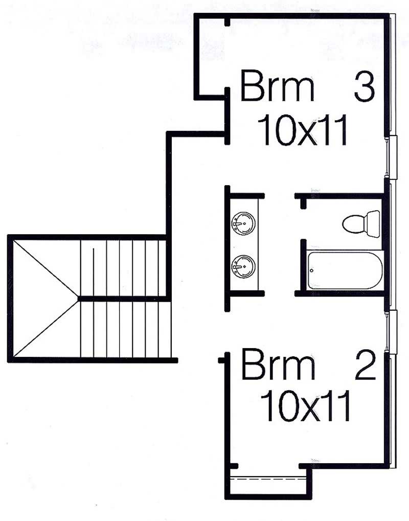 SECOND LEVEL FLOOR PLAN