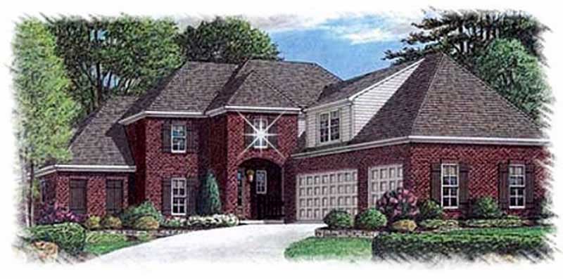 4-5 Bedroom, 3450 Sq Ft Luxury House Plan - 113-1100 - Front Exterior
