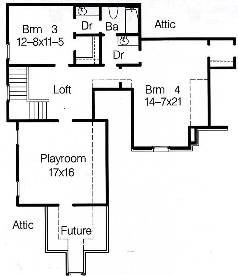 SECOND LEVEL FLOOR PLAN