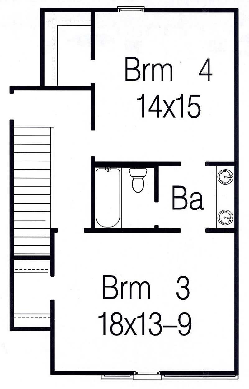 SECOND LEVEL FLOOR PLAN