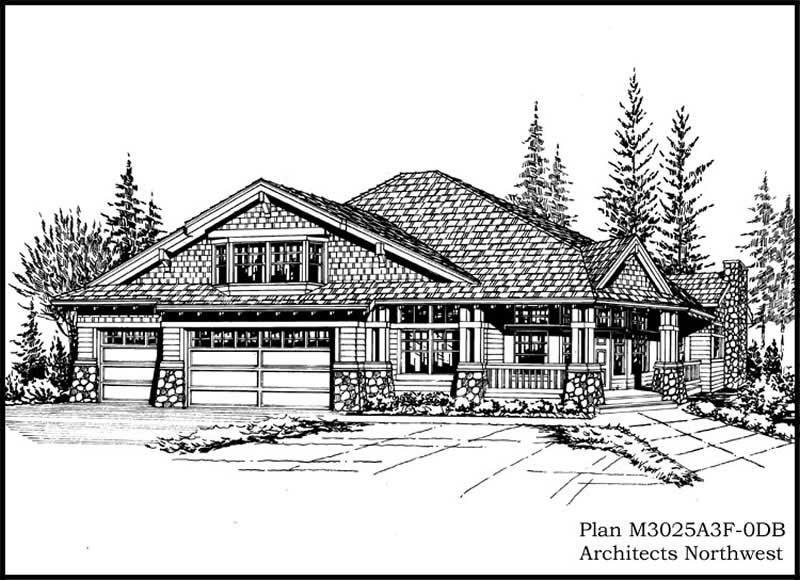5-Bedroom, 4375 Sq Ft Craftsman House Plan - 115-1003 - Front Exterior