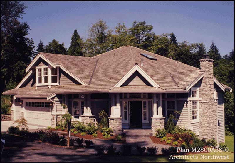 3-Bedroom, 2800 Sq Ft Country Home Plan - 115-1007 - Main Exterior