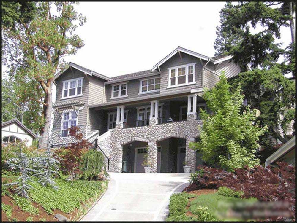 4-Bedroom, 3900 Sq Ft Multi-Level House Plan - 115-1031 - Front Exterior