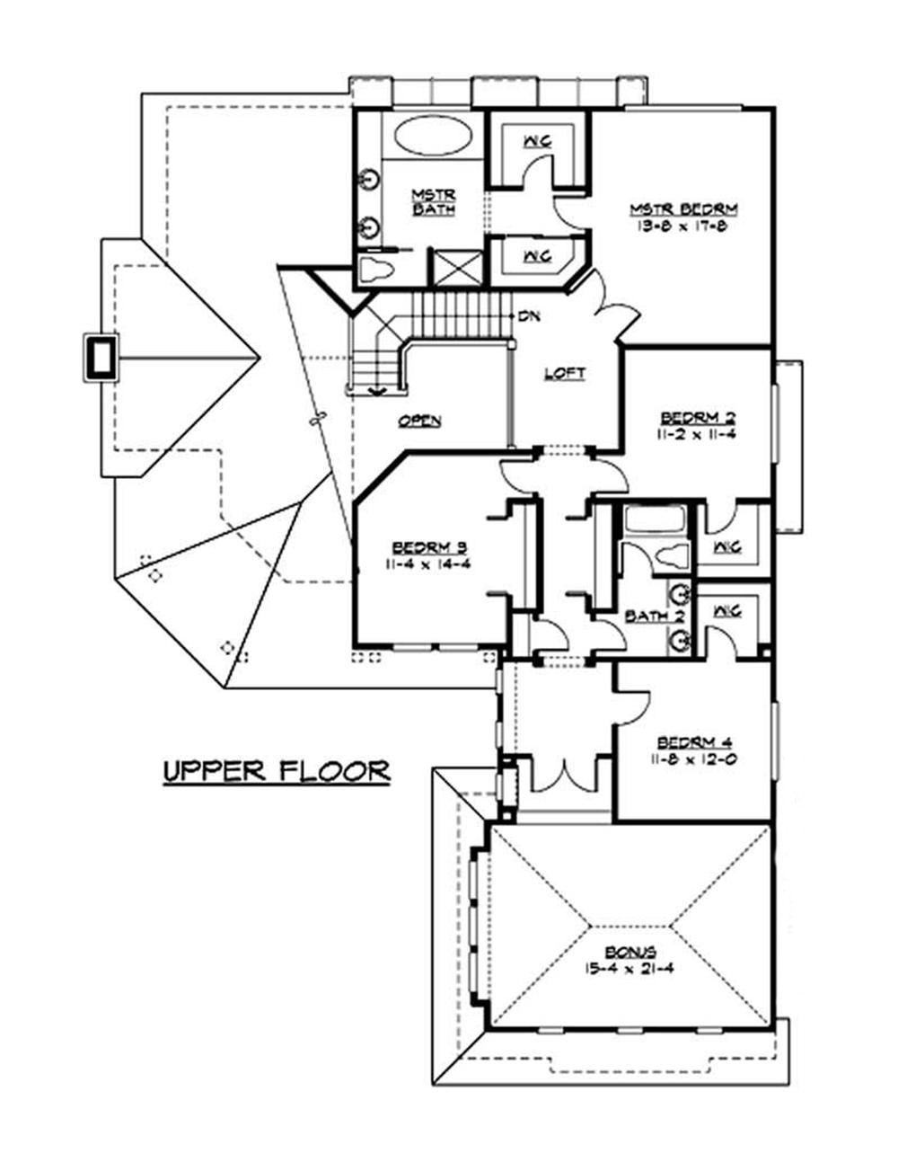 Floor Plan Upper Level