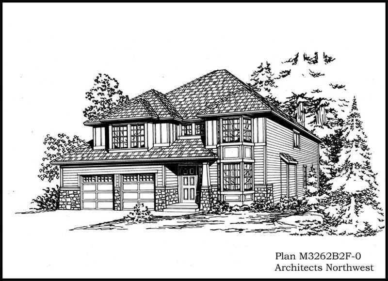 3-Bedroom, 2544 Sq Ft Craftsman Home Plan - 115-1048 - Main Exterior
