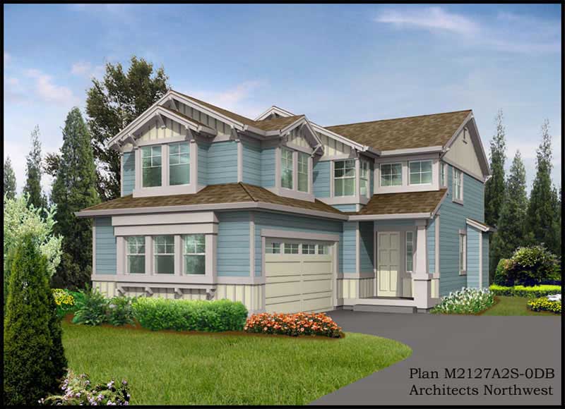 5-Bedroom, 3103 Sq Ft Multi-Level Home Plan - 115-1098 - Main Exterior