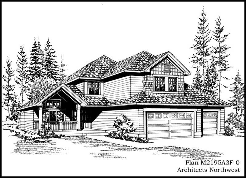 4-Bedroom, 2195 Sq Ft Ranch House Plan - 115-1108 - Front Exterior