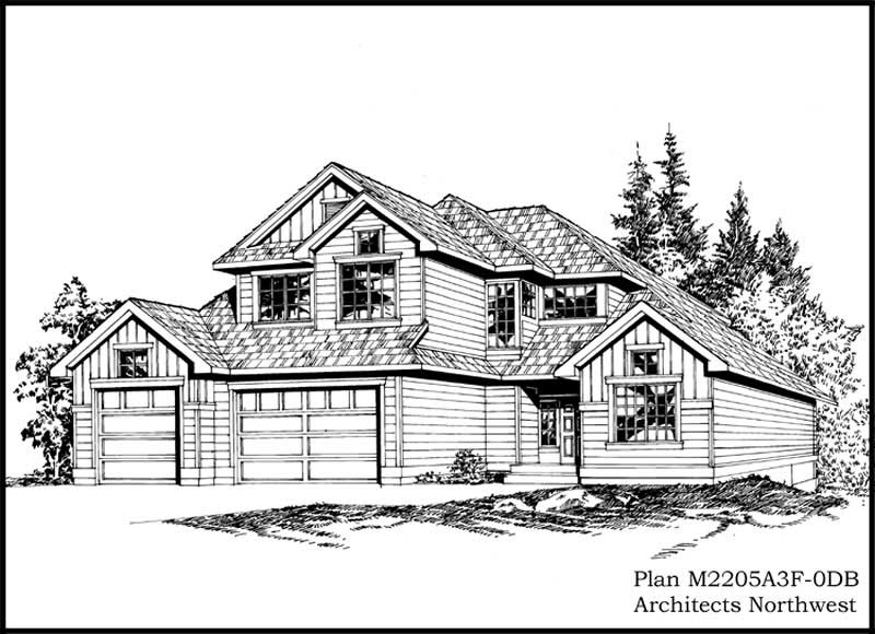 5-Bedroom, 3235 Sq Ft European House Plan - 115-1110 - Front Exterior