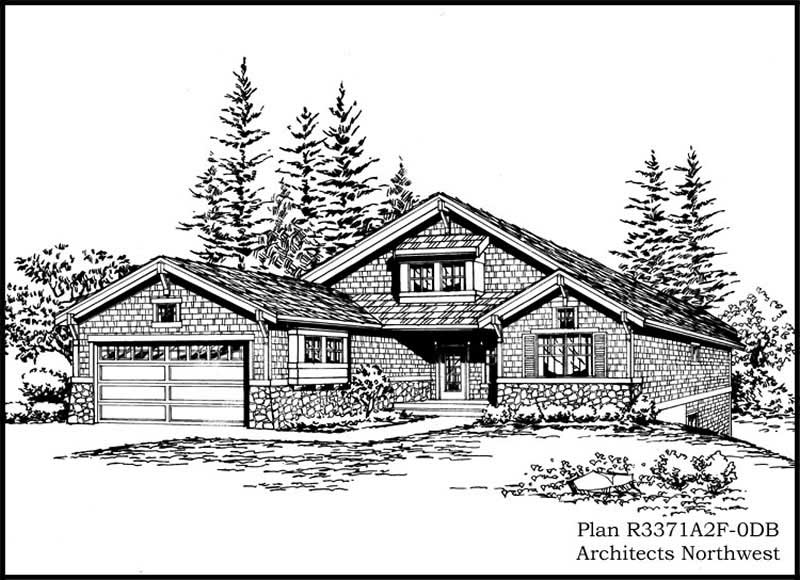 4-Bedroom, 3371 Sq Ft Ranch Home Plan - 115-1143 - Main Exterior