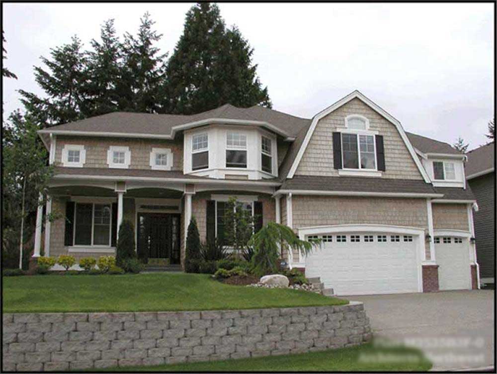 3-Bedroom, 2560 Sq Ft Colonial House Plan - 115-1146 - Front Exterior