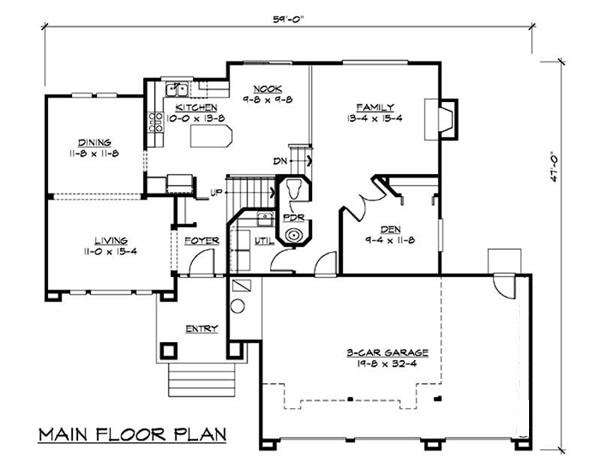 Floor Plan Main Level