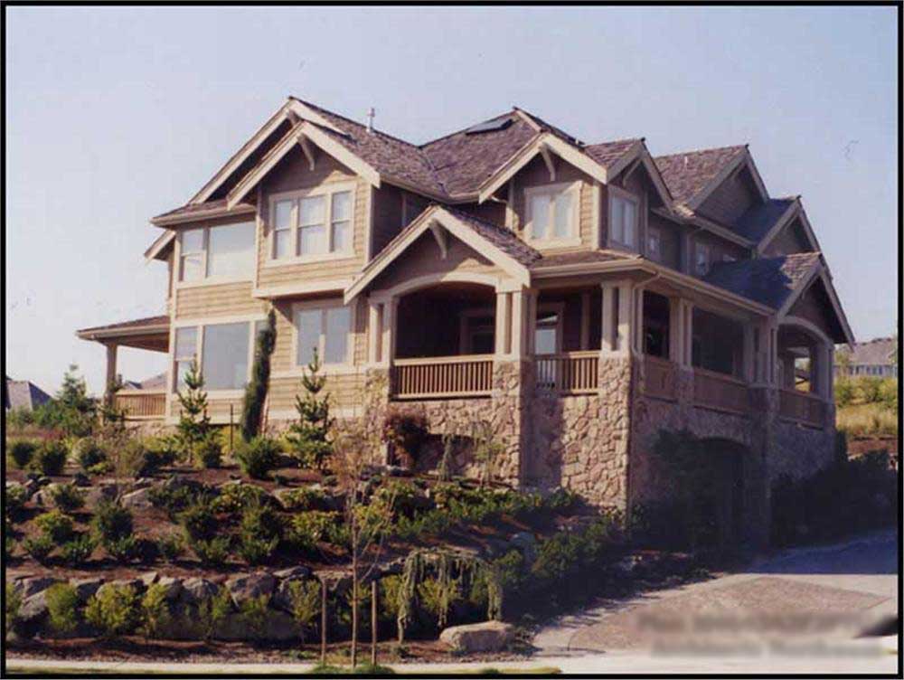 4-Bedroom, 4645 Sq Ft Luxury House Plan - 115-1159 - Front Exterior