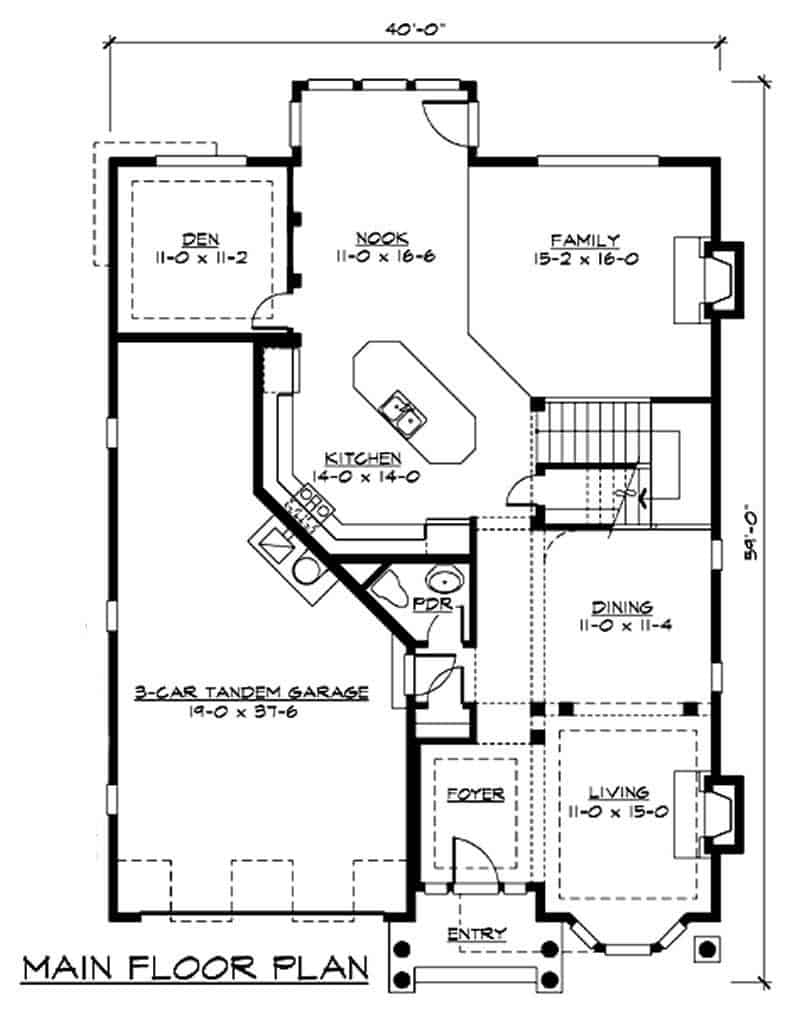 Floor Plan Main Level