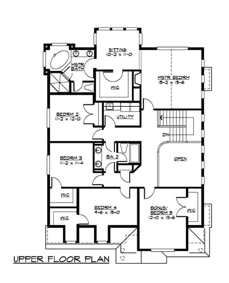 Floor Plan Upper Level