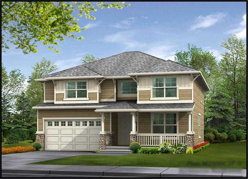 4-Bedroom, 2590 Sq Ft Ranch Home Plan - 115-1285 - Main Exterior