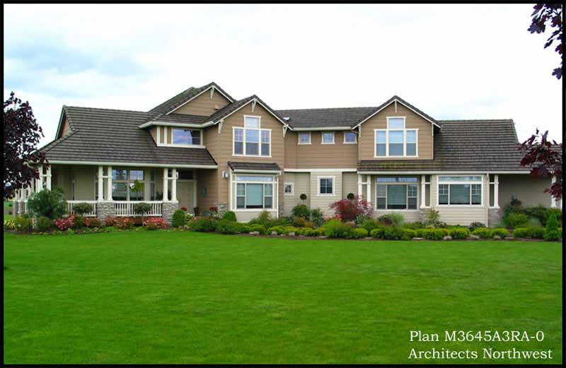 3-Bedroom, 3645 Sq Ft European Home Plan - 115-1286 - Main Exterior