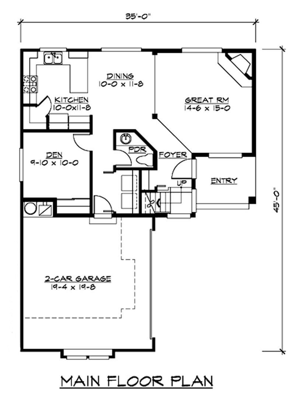 Floor Plan Main Level