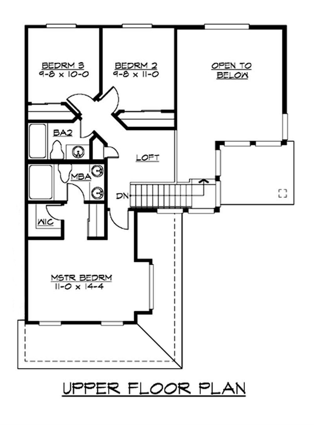 Floor Plan Upper Level