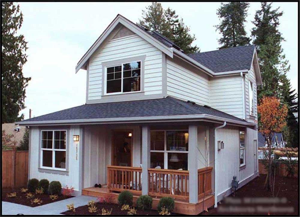 1-Bedroom, 1000 Sq Ft Coastal Home Plan - 115-1392 - Main Exterior
