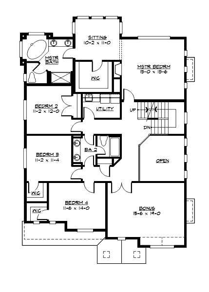 Floor Plan Upper Level