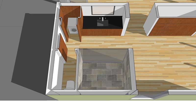 Master Bath Floor Plan