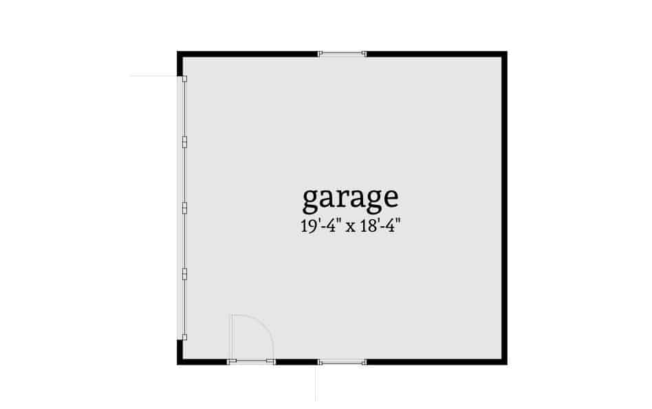 Floor Plan Garage
