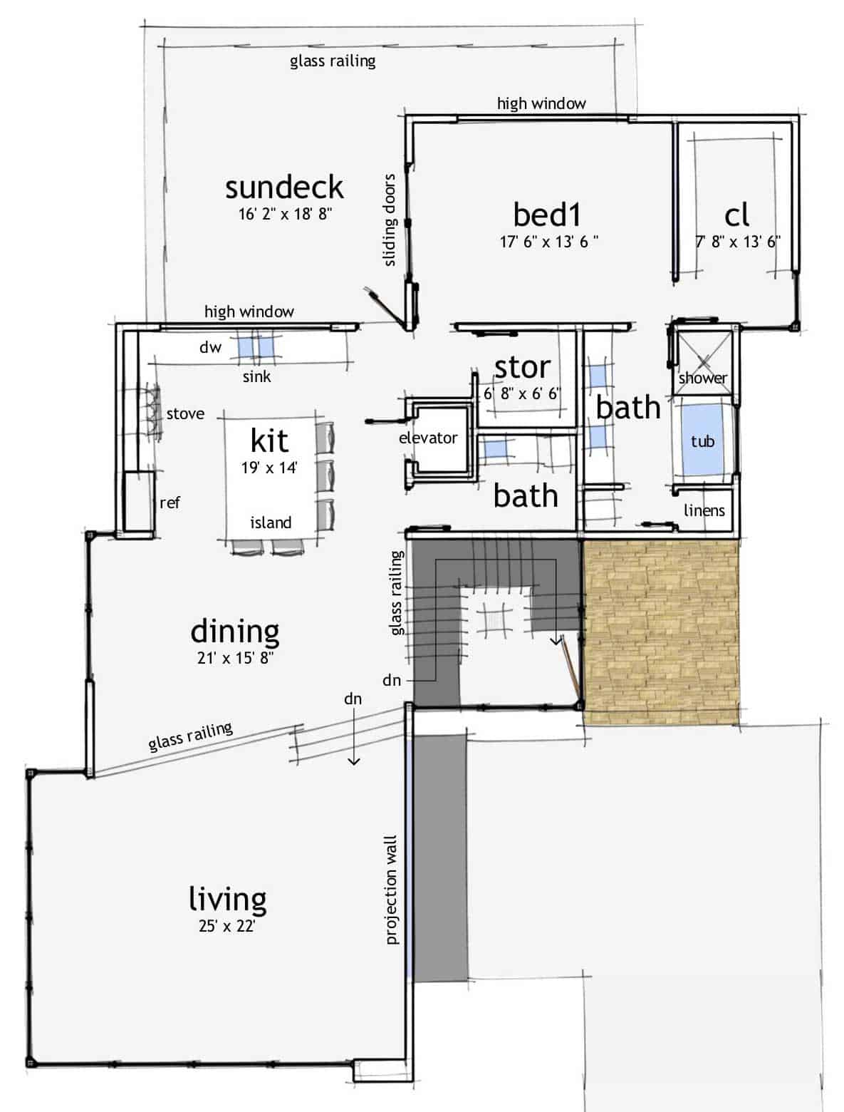 Floor Plan Upper Level
