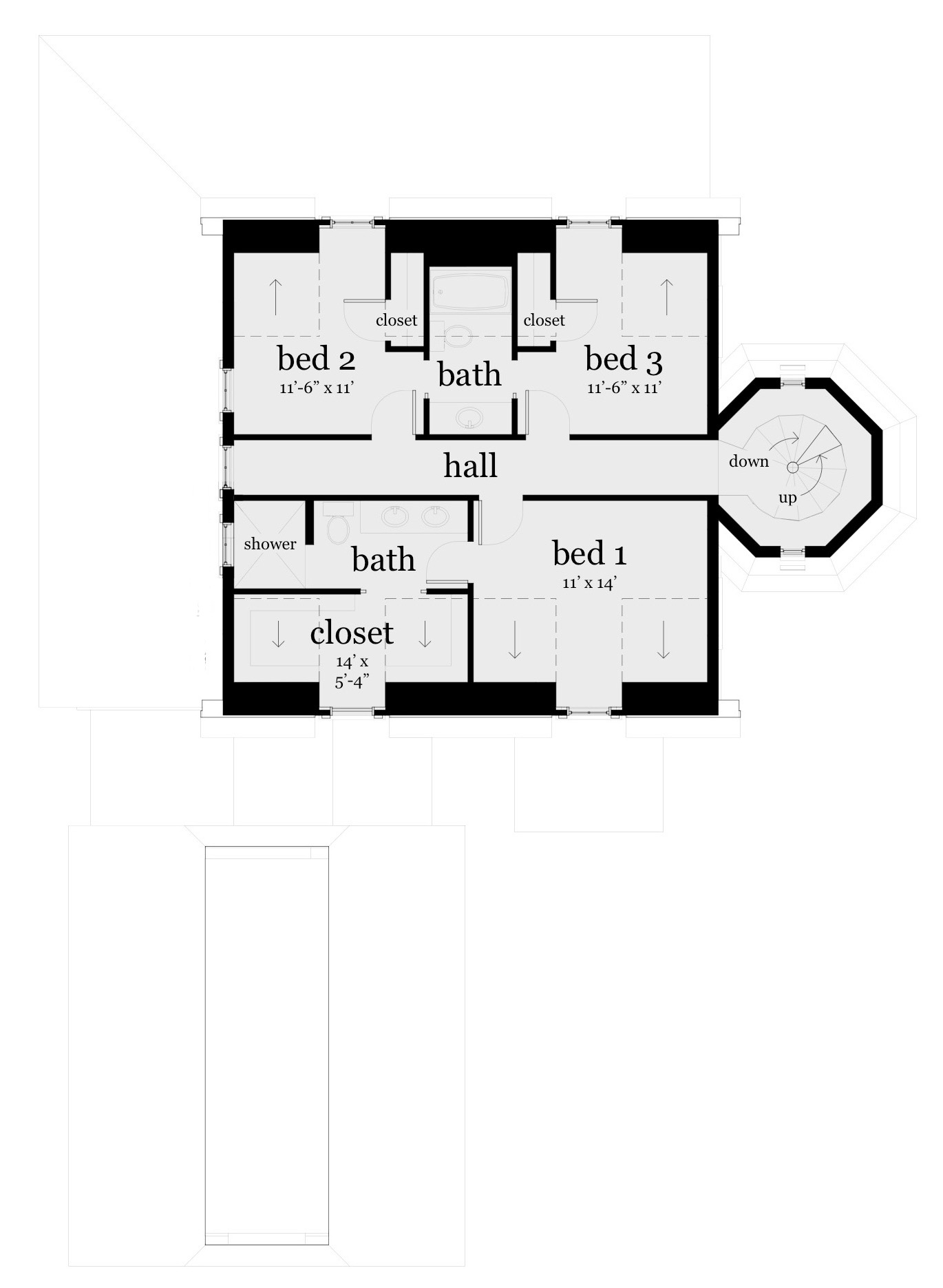 Floor Plan Upper Level