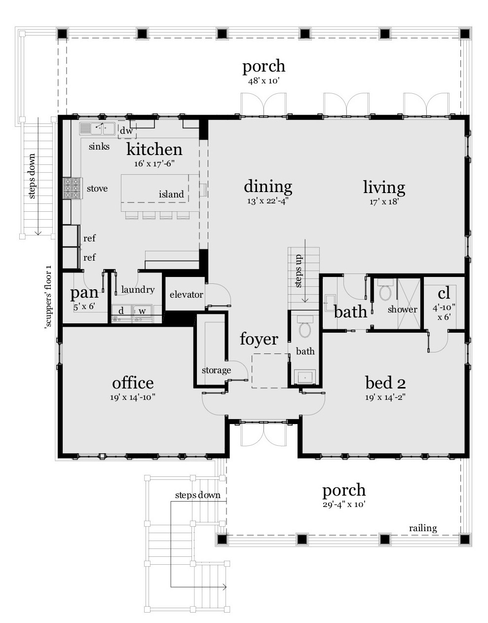 Floor Plan Main Level