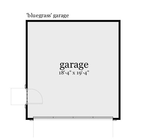 Floor Plan Garage