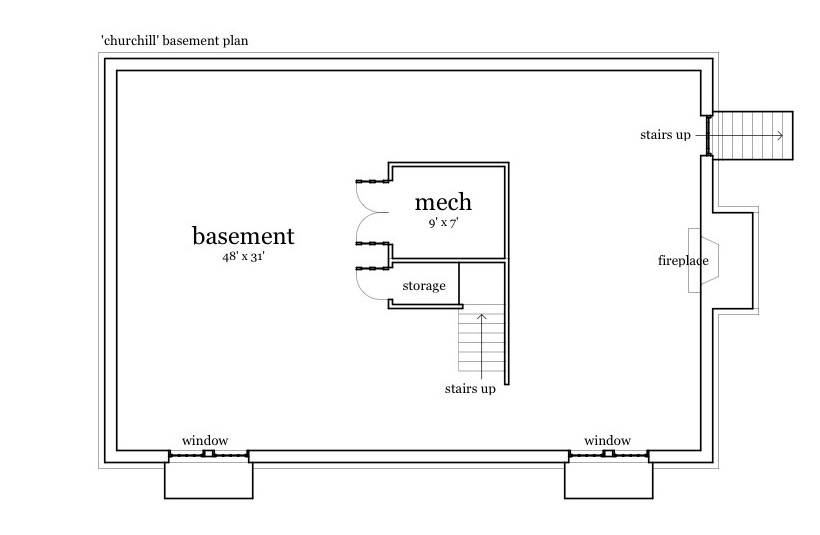 Floor Plan Basement