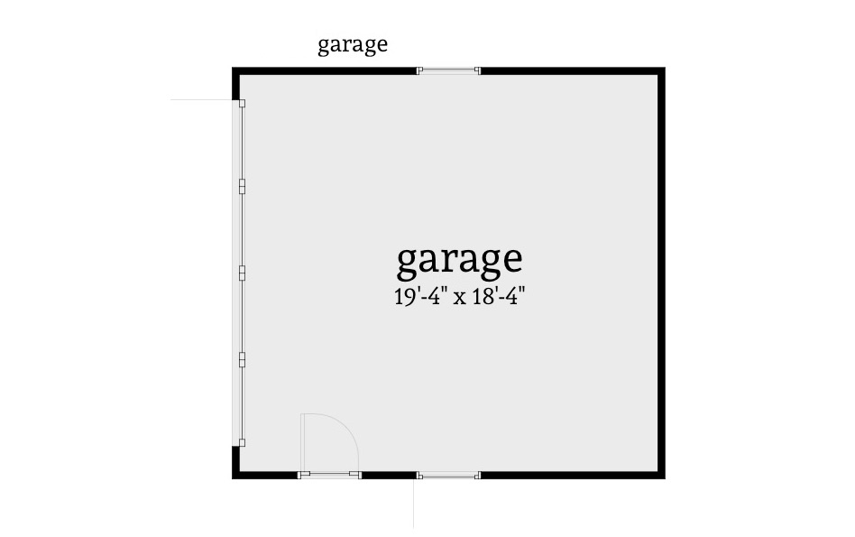 Floor Plan Garage