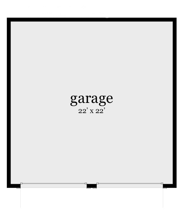 Floor Plan Garage