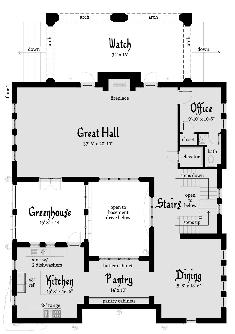 Floor Plan Main Level